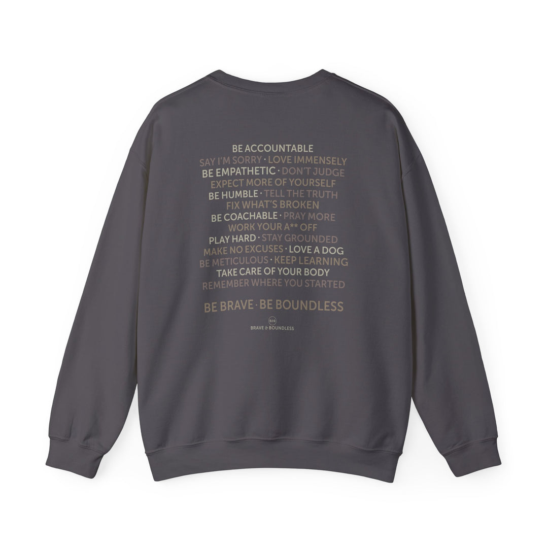 Life Rules Crewneck Sweatshirt