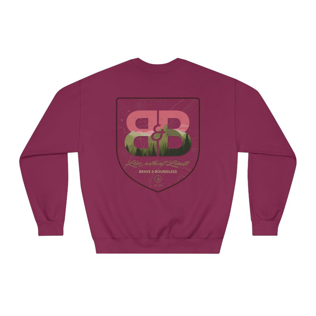 Live Without Limits Crest Crewneck Sweatshirt