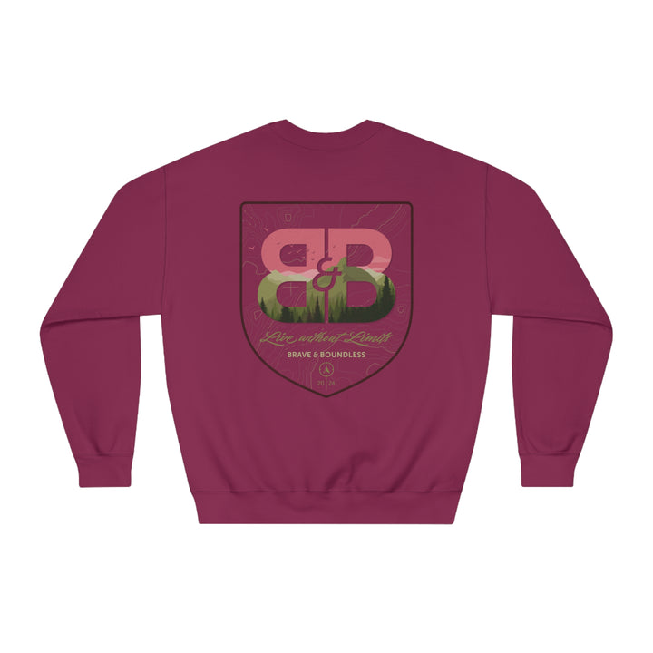 Live Without Limits Crest Crewneck Sweatshirt