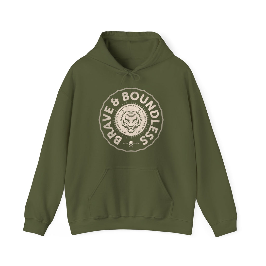 Brave & Boundless Tiger Crest Hoodie