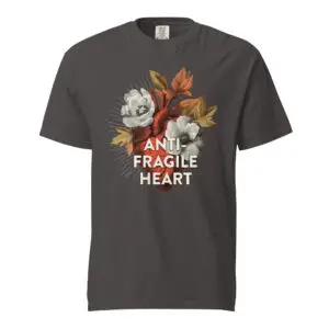 Anti-Fragile Heart Garment-Dyed Heavyweight T-Shirt