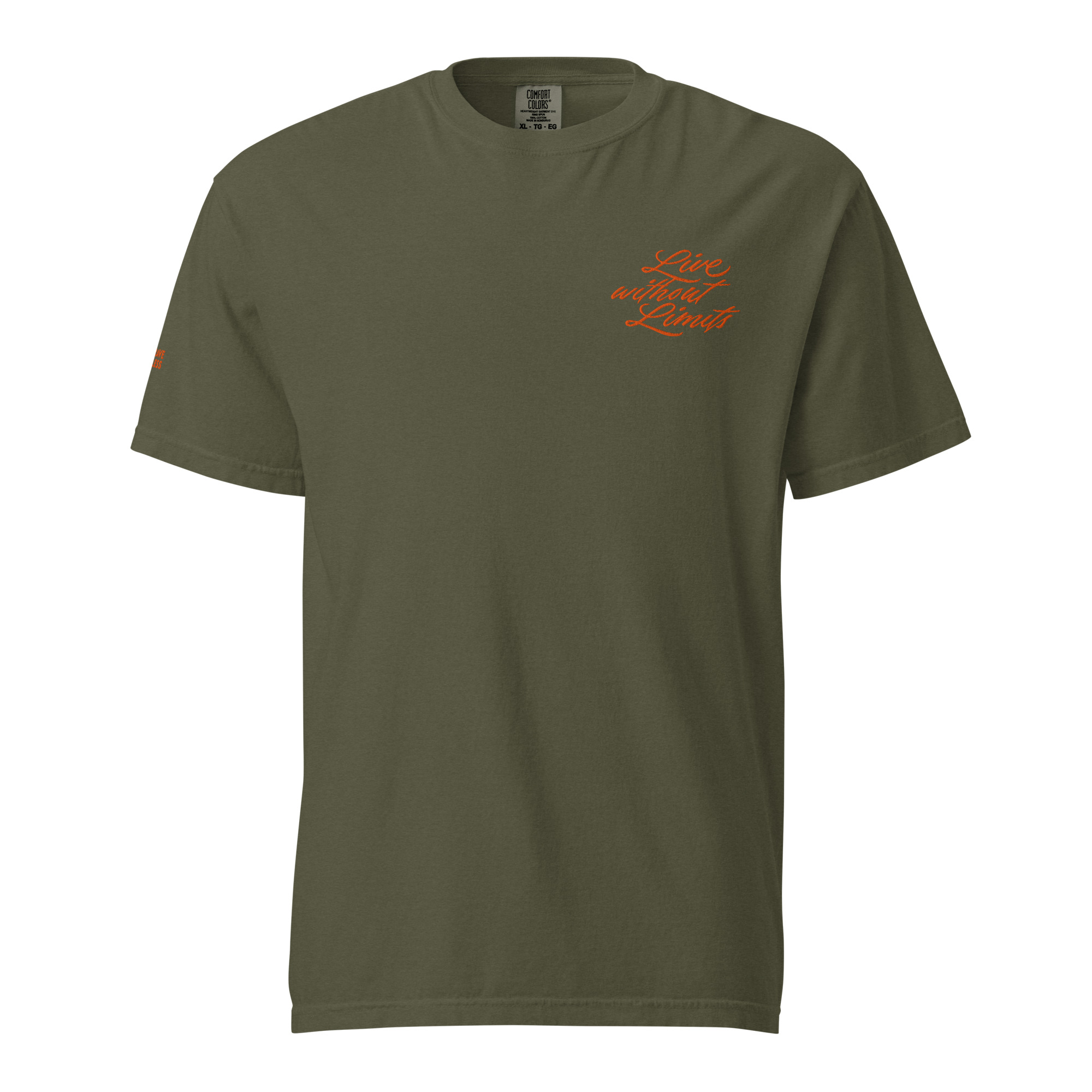 Live Without Limits Embroidered Script Tee - Image 2