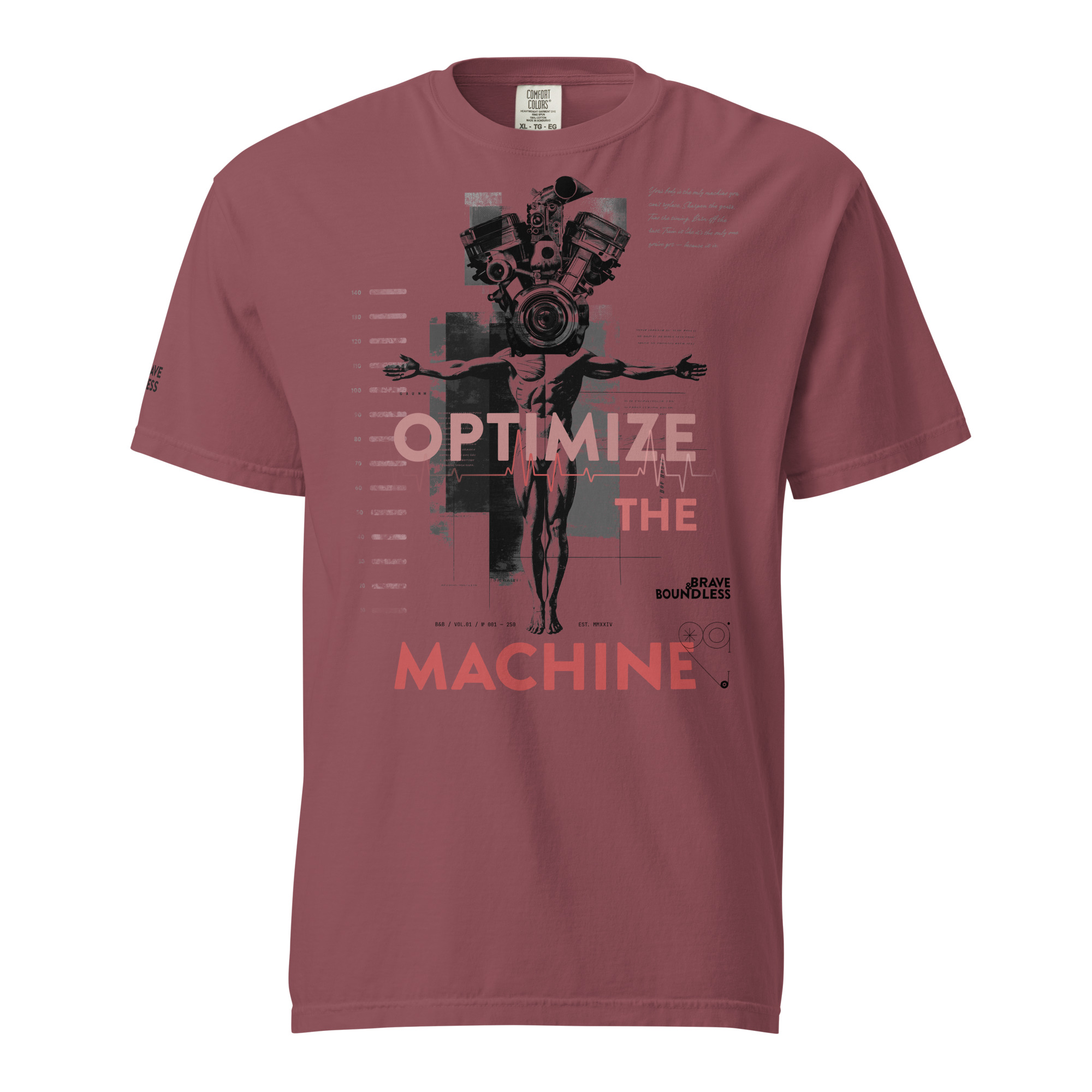 Optimize the Machine Heavyweight Tee - Image 2