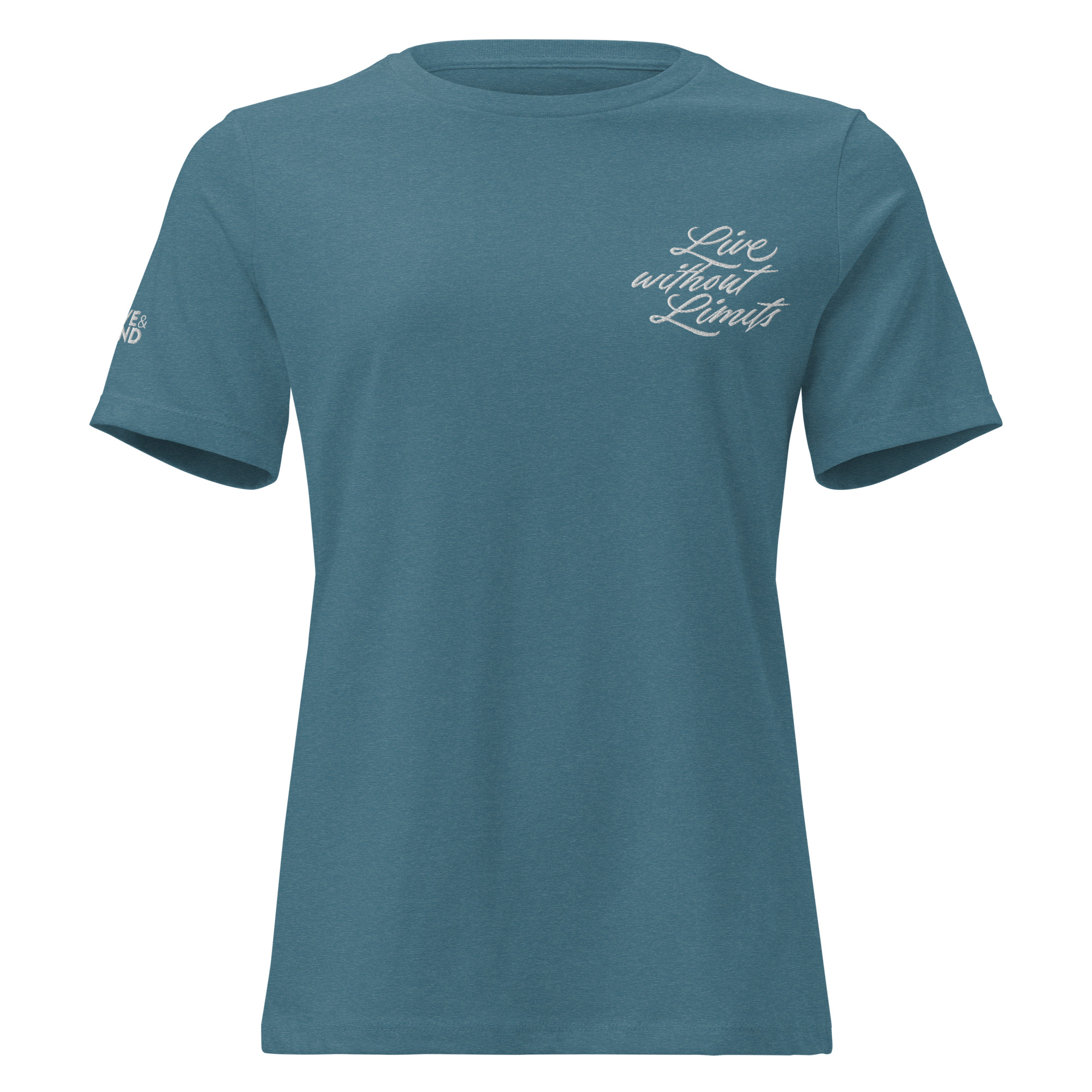 Women's Live Without Limits Embroidered Script Tee - Image 2
