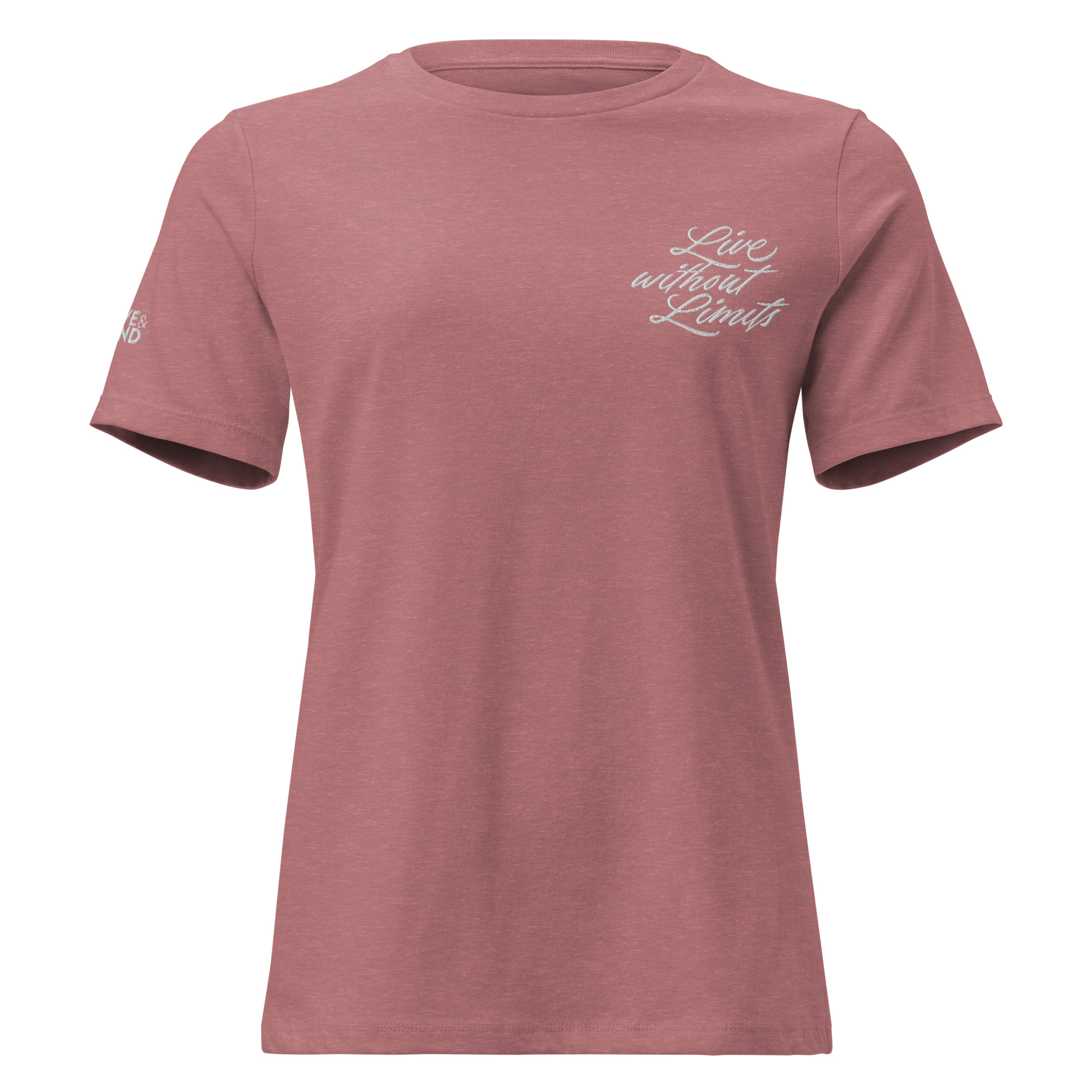 Women's Live Without Limits Embroidered Script Tee - Image 5