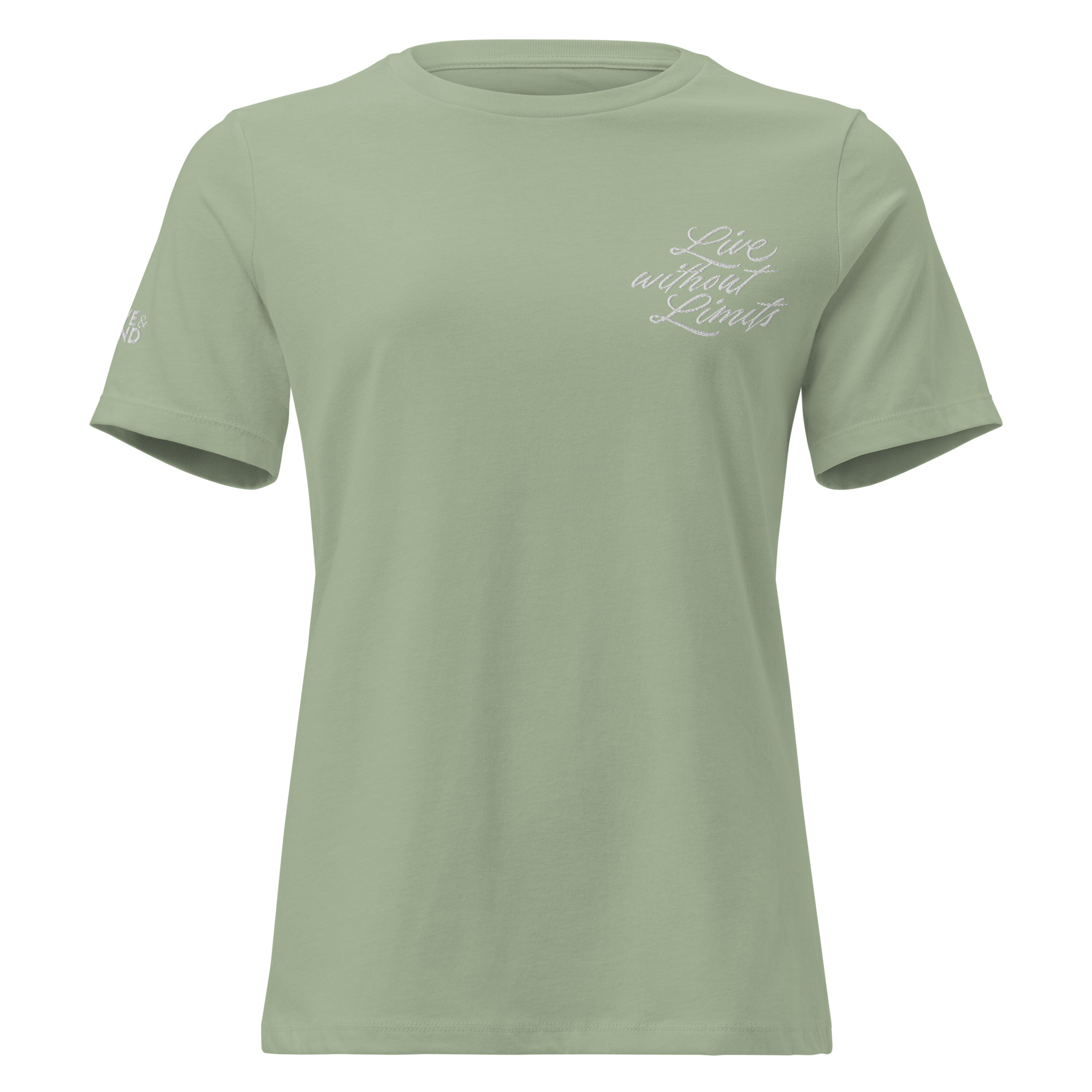 Women's Live Without Limits Embroidered Script Tee - Image 7