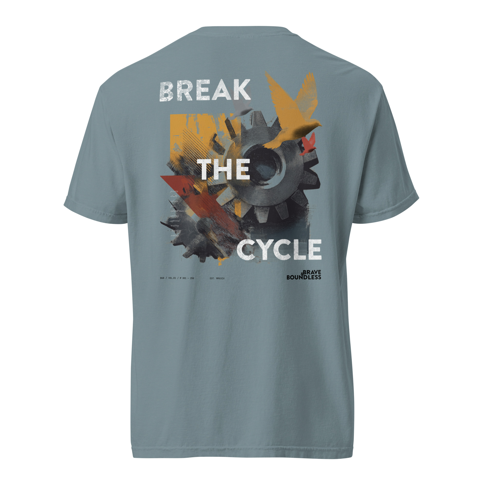 Break the Cycle Heavyweight Tee - Image 5