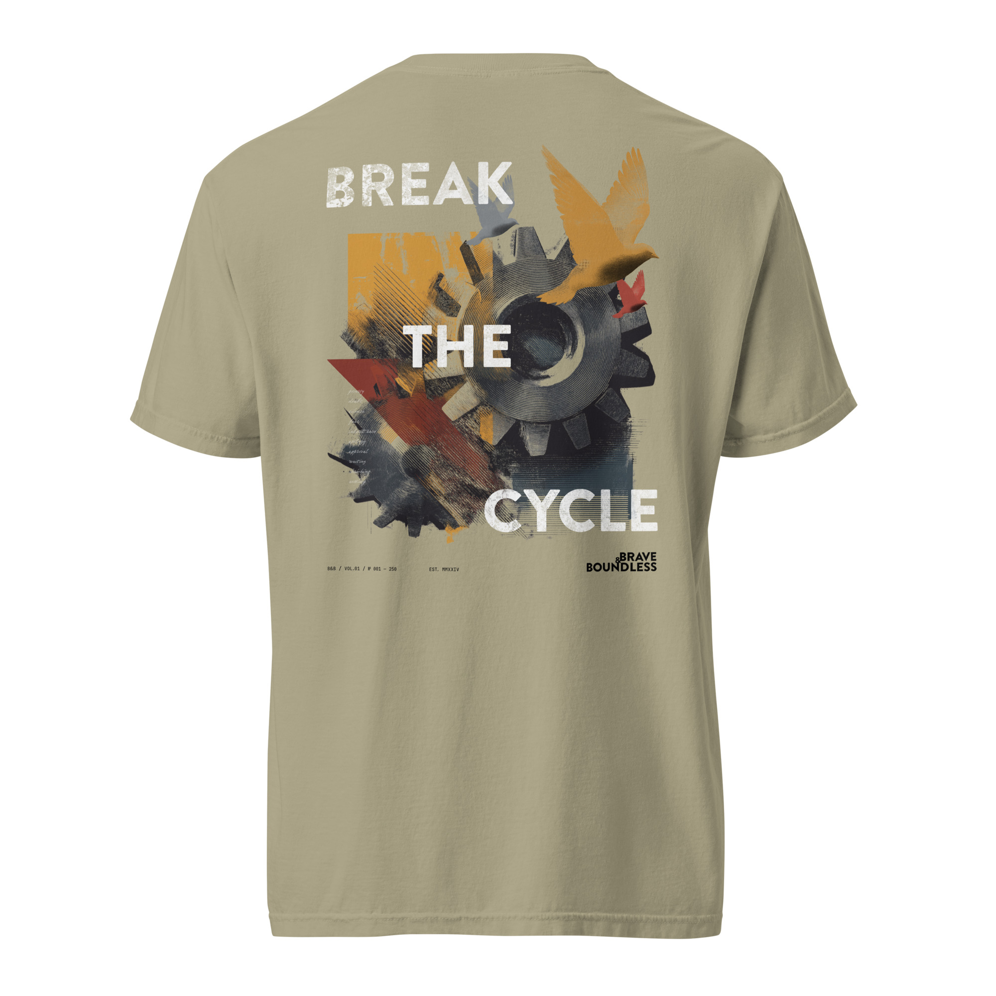 Break the Cycle Heavyweight Tee - Image 9