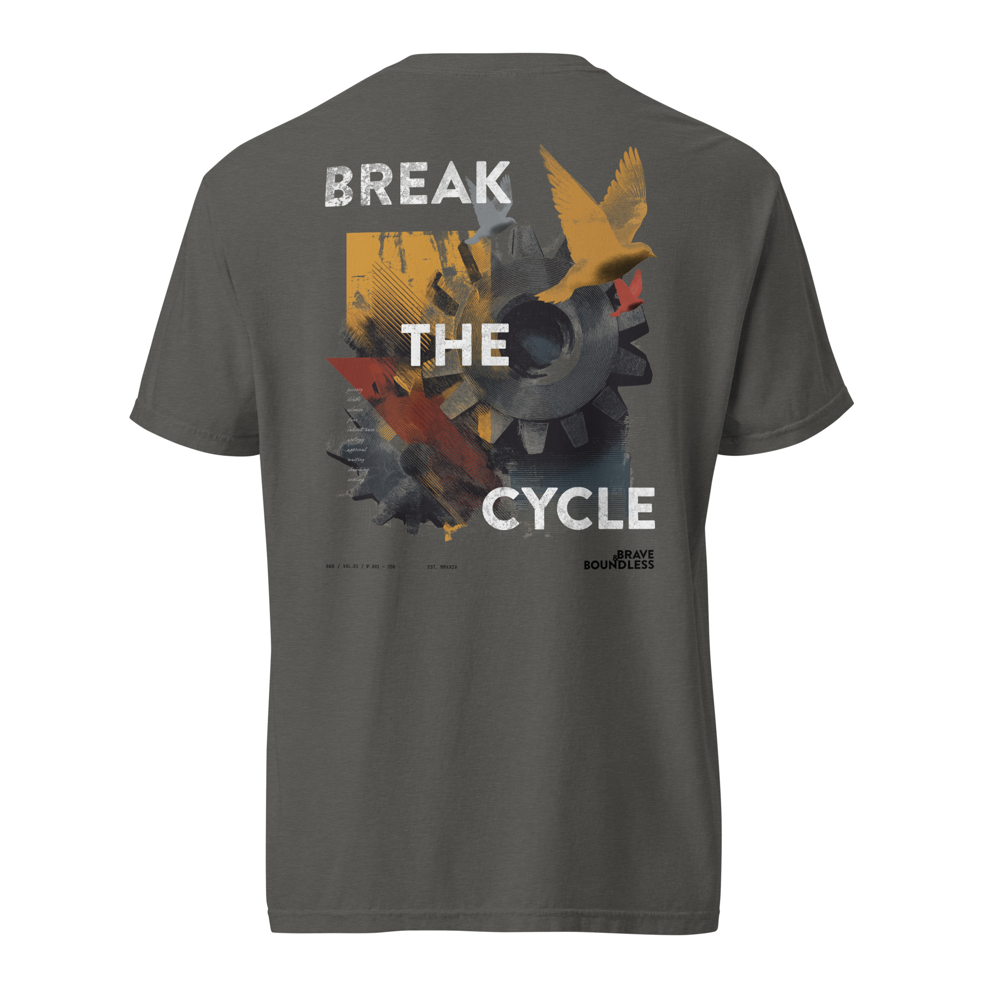Break the Cycle Heavyweight Tee - Image 3